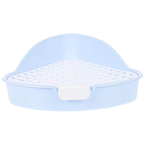 SOIMISS Kaninchen Toilette Kunststoff Ecktoilette mit Rutschfestem Netz und Abgerundeten Kanten für Meerschweinchen Chinchilla Hamster und Kleintiere Leicht zu Montieren für Wohnung und SOIMISS Kaninchen Toilette Kunststoff Ecktoilette mit Rutschfestem Netz und Abgerundeten Kanten für Meerschweinchen Chinchilla Hamster und Kleintiere Leicht zu Montieren für Wohnung und von SOIMISS