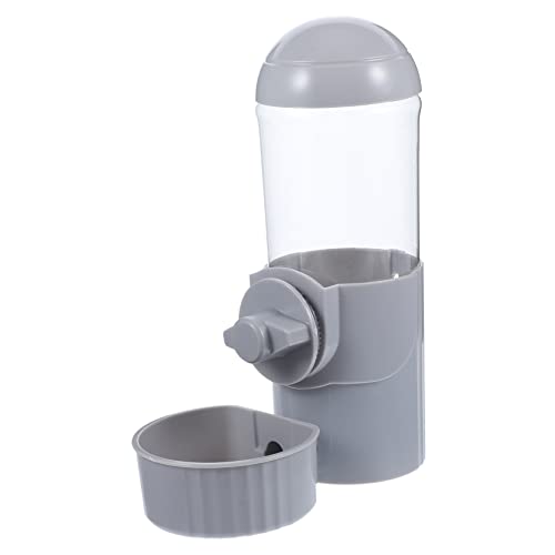 SOIMISS Katze Hund Futterautomat tropffrei Wasserfontäne automatisch Haustier pet Feeder pet Water Bowl wasserflasche Futterautomat für Welpen Futterspender für Katzentränke pp Dark Grey von SOIMISS