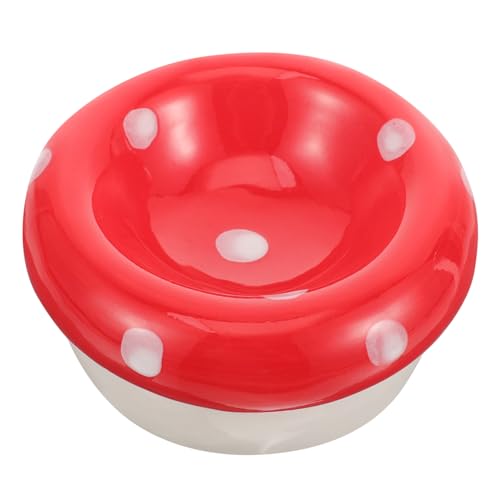 SOIMISS Keramische Hamster Und Meerschweinchenschale Futterschale Im Pilzdesign Für Hamster Und Langlebige Keramik Haustierbedarf rutschfest SOIMISS Keramische Hamster Und Meerschweinchenschale Futterschale Im Pilzdesign Für Hamster Und Langlebige Keramik Haustierbedarf rutschfest von SOIMISS