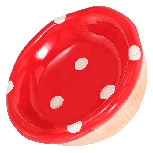 SOIMISS Keramische Hamster Und Rattenfutter Schale Gestalteter Futternapf Für Chinchillas Und Hamster rutschfeste Kompakte Fressschüssel Mit Pilzdesign SOIMISS Keramische Hamster Und Rattenfutter Schale Gestalteter Futternapf Für Chinchillas Und Hamster rutschfeste Kompakte Fressschüssel Mit Pilzdesign von SOIMISS