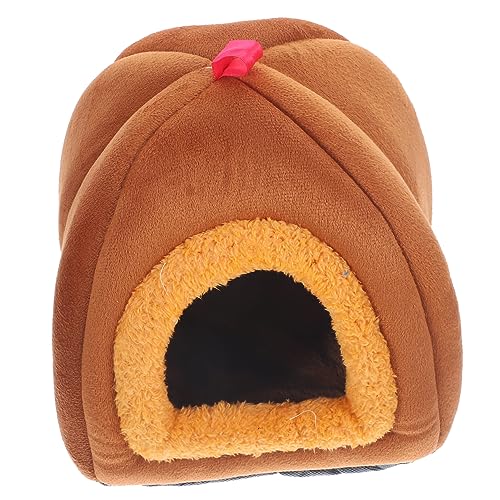 SOIMISS Kleine Haustierhöhle aus Weichem Material Warmes Nest für Hamster Chinchillas und Andere Kleintiere Bequeme Schlafstätte für Kleine Haustiere für Wintermonate SOIMISS Kleine Haustierhöhle aus Weichem Material Warmes Nest für Hamster Chinchillas und Andere Kleintiere Bequeme Schlafstätte für Kleine Haustiere für Wintermonate von SOIMISS