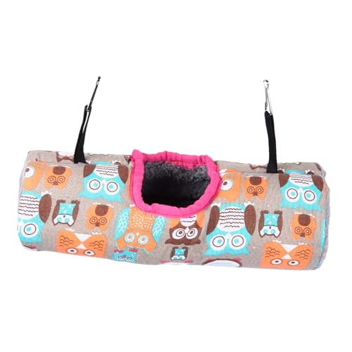 SOIMISS Kleiner Haustierschlafsack Hängematte Tunnel für Hamster und Meerschweinchen Warmes Nest aus Hochwertigem Schlafplatz für Kleine Fördert SOIMISS Kleiner Haustierschlafsack Hängematte Tunnel für Hamster und Meerschweinchen Warmes Nest aus Hochwertigem Schlafplatz für Kleine Fördert von SOIMISS