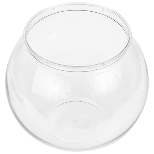 SOIMISS Kleiner Transparenter Fischtank aus Kunststoff DIY Dekoration für Bruchsicheres Design für Goldfische und Pflanzen Langlebig und Elegant von SOIMISS