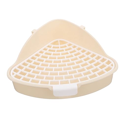 SOIMISS Kleintier Toiletten Töpfchentrainer Für Katzen Und Kleintiere Haustier Ecktoilette Für Hamster Und Meerschweinchen Indoor Haustierbedarf von SOIMISS