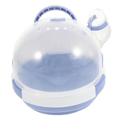SOIMISS Kleintierkäfig Transparent mit Tragegriff Stabiler Hamster Zwerghamster käfig Atmungsaktiv und Leicht für Ausflüge Reisen und Outdoor aktivitäten mit Kleinen Haustieren SOIMISS Kleintierkäfig Transparent mit Tragegriff Stabiler Hamster Zwerghamster käfig Atmungsaktiv und Leicht für Ausflüge Reisen und Outdoor aktivitäten mit Kleinen Haustieren von SOIMISS