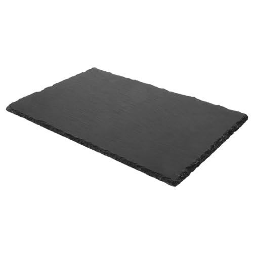 SOIMISS Klettermatte Für Haustiere Reptiliengestein Schildkrötenbecken Ruheterrasse Hitze Aquarium Groß Schildkrötenpad Für Schildkröte Schildkrötenfelsplatte Black Schiefer von SOIMISS
