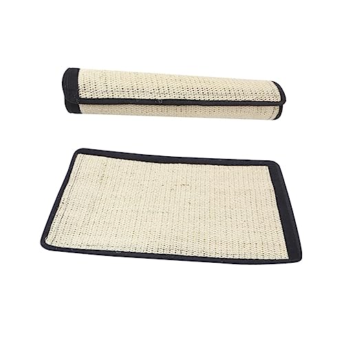 SOIMISS Kratzmatte für Katzen Großes Sisal Kratzpad Schutz von Möbeln Tragbar und Langlebig ca Katzenspielzeug für Krallenpflege und Möbelschutz von SOIMISS