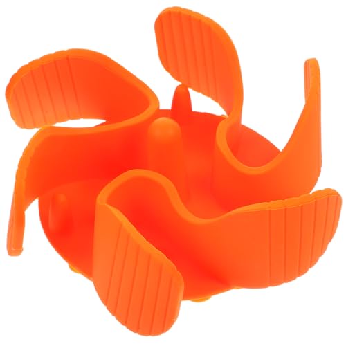 SOIMISS Langsamer Zubringer Langsam Essender Hundenapf Schüsseln Futterspender Groß Haustier Langsame Fütterungsschüssel Slow Feeder Hundenapf Erzogen Pet Bowl Slow Feeder Orange Kieselgel von SOIMISS