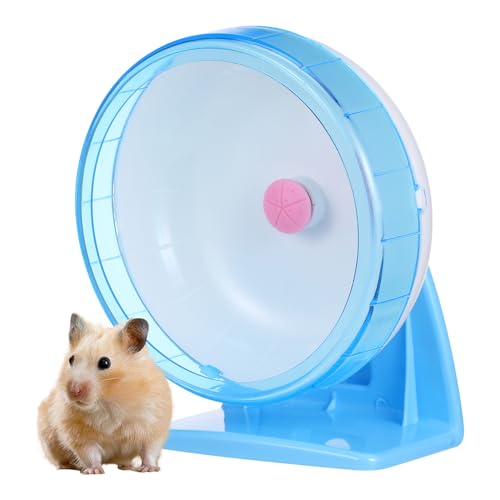 SOIMISS Laufrad für Hamster Ausbildung Laufräder für Hamster hamsterspielzeug Hamster holzspielzeug babyspielzeug Laufrad für kleine Haustiere großes Hamsterrad PVC Blue von SOIMISS