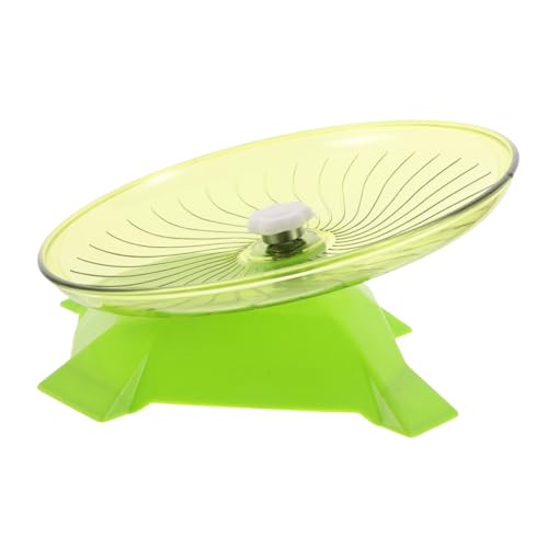 SOIMISS Leises Hamsterrad mit Ständer Laufrad für Kleine Kleintiere Geräuschlos Flüsterleise Hamster Laufrad mit Rutschfestem Stand Übungsrad für Mäuse Igel und Rennmäuse von SOIMISS