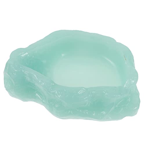 SOIMISS Luminous Reptile Feeding Bowl aus Strapazierfähigem Resin Wassernapf für Schildkröten Eidechsen und Kleintiere Rutschfestes Design Leicht zu Reinigen für Terrarium und Aquarium SOIMISS Luminous Reptile Feeding Bowl aus Strapazierfähigem Resin Wassernapf für Schildkröten Eidechsen und Kleintiere Rutschfestes Design Leicht zu Reinigen für Terrarium und Aquarium von SOIMISS