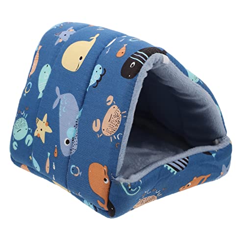 SOIMISS Meerschweinchenbett für Kleintiere Warmes Schlafkäfig Nest aus Hochwertigem Material für Hamster Chinchilla und Kuschelhöhle für Besseren Schlaf und Rückzugsort SOIMISS Meerschweinchenbett für Kleintiere Warmes Schlafkäfig Nest aus Hochwertigem Material für Hamster Chinchilla und Kuschelhöhle für Besseren Schlaf und Rückzugsort von SOIMISS