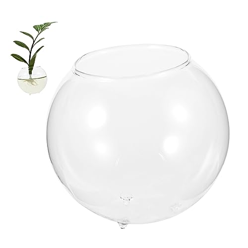 SOIMISS Micro-landschaftsvase Schüsseln Klare Aquariumschale Fischtankdekor Desktop-fischschüssel Anlage Aquarienlicht Fischzubehör Fischfutter Tischaquariumschale Tischfischschale Glas von SOIMISS