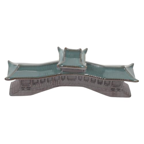 SOIMISS Miniaturbrücke Für Dioramen Landschaftsaquarium-Ornament Brücke Für Aquarium Brückenfiguren Für Gartenwege Mikrolandschaftsdekoration Landschaftszubehör Für Außenbereich von SOIMISS