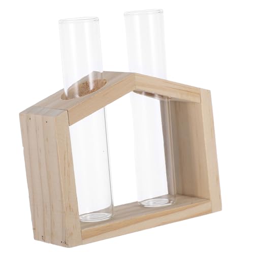 SOIMISS Minimalistische Glasausbreitungsvase Clear Testrohr Vase Blütenhalter Hydroponischer Pflanzer Für Schreibtisch Kleine Tisch Vase Kleine Blütenvase von SOIMISS