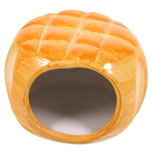 SOIMISS Niedliches Hamsterversteck Aus Keramik Burger Form Kühlnest Für Hamster Für Gemütliches Hamsternest Schützendes Versteck Für Kleine Nager SOIMISS Niedliches Hamsterversteck Aus Keramik Burger Form Kühlnest Für Hamster Für Gemütliches Hamsternest Schützendes Versteck Für Kleine Nager von SOIMISS