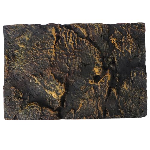 SOIMISS PU Hintergrundplatte für Reptilien Schildkrötenbecken Dekorative Terrarien rückwand Langlebiges Verblassungsbeständiges Dekor für Aquarium und Innenbereich von SOIMISS