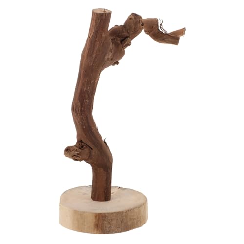 SOIMISS Papageienständer Vogel-trainingsständer Holz Tisch-ständer Sockel Für Papagei Sittich Vogelständer Trainingsstange Spielzeug Für Schreibtisch Vogelkäfig von SOIMISS