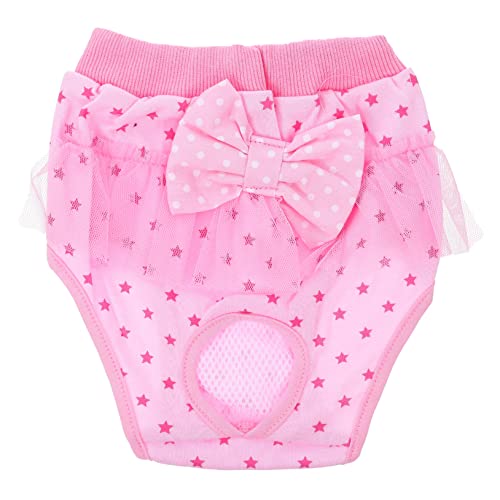 SOIMISS Pet Pants für Hündinnen Atmungsaktive und Bequeme Wiederverwendbare Periodenunterwäsche für Welpen und Kleine mit Rüschen SOIMISS Pet Pants für Hündinnen Atmungsaktive und Bequeme Wiederverwendbare Periodenunterwäsche für Welpen und Kleine mit Rüschen von SOIMISS