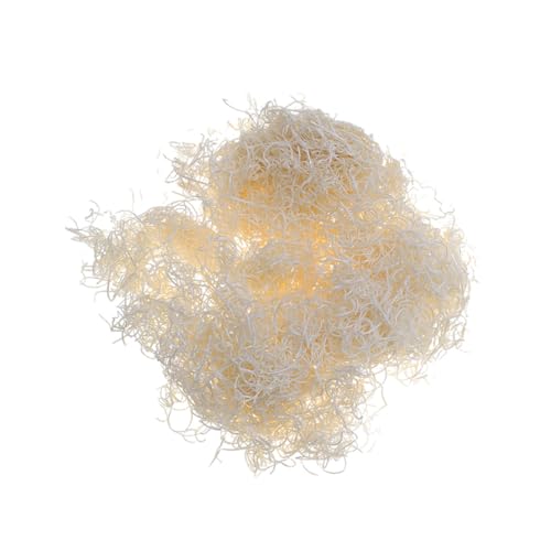 SOIMISS Pet Wood Wool Kissen Naturfaser Einstreu Flauschig für Vogel und Reptiliennester Kleintiere Käfigzubehör Umweltfreundlich Sicher von SOIMISS