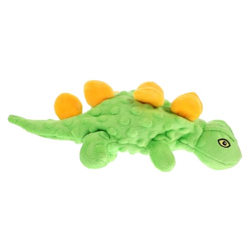 SOIMISS Plüsch Hundespielzeug Dinosaurier mit Quietscher Langlebiges Kauspielzeug für Kleine und Große Hunde Interaktives Kuscheltier zur Beschäftigung und Zahnpflege Robustes Plüschtier von SOIMISS