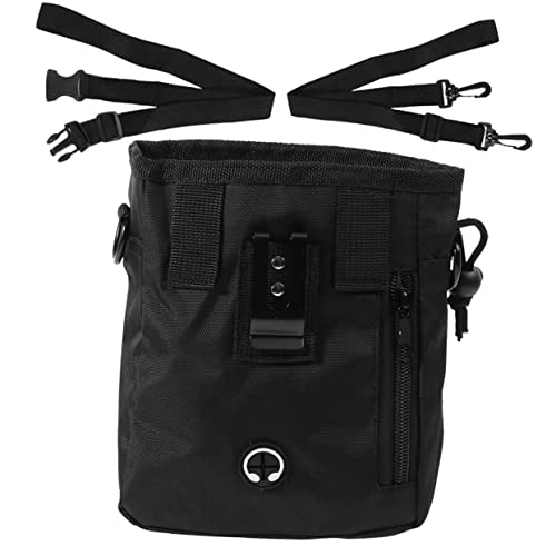 SOIMISS Praktische Hundeleckerlitasche aus Leichtem Nylon mit Mehrfachfächern Verstellbare Trainingsbeutel für Snacks und Zubehör Schwarz für Outdoor und Alltag SOIMISS Praktische Hundeleckerlitasche aus Leichtem Nylon mit Mehrfachfächern Verstellbare Trainingsbeutel für Snacks und Zubehör Schwarz für Outdoor und Alltag von SOIMISS