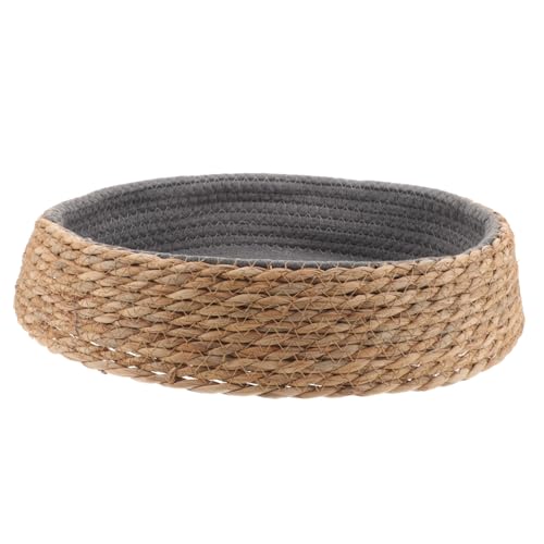 SOIMISS Rattan Hundebett Und Katzenbett Atmungsaktive Haustiermatte Für Kleine Und Katzen Graues Design Für Innenbereich Pflegeleicht Und Langlebig von SOIMISS