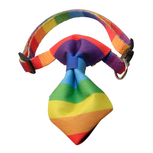 SOIMISS Regenbogen Fliege Hundehalsband Verstellbares Katzenhalsband mit Süßem Bowknot für Partys Hochzeiten und Tägliches Tragen Haustierzubehör für Katzen und Hunde SOIMISS Regenbogen Fliege Hundehalsband Verstellbares Katzenhalsband mit Süßem Bowknot für Partys Hochzeiten und Tägliches Tragen Haustierzubehör für Katzen und Hunde von SOIMISS