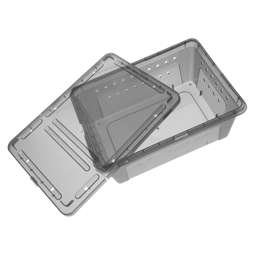 SOIMISS Reptilien Futterbox aus Fade Resistant mit Zucht und Aufzuchtbox für Spinnen Eidechsen Kleine Schildkröten und für Sicheres und Komfortables Habitat SOIMISS Reptilien Futterbox aus Fade Resistant mit Zucht und Aufzuchtbox für Spinnen Eidechsen Kleine Schildkröten und für Sicheres und Komfortables Habitat von SOIMISS