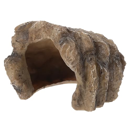 SOIMISS Reptilien Versteck Höhle aus Resin Kreativer Kletterfelsen und Sonnenplattform für Schildkröten Echsen Geckos Sicheres Terrarien Versteck und Beobachtungsplatz für Kleine SOIMISS Reptilien Versteck Höhle aus Resin Kreativer Kletterfelsen und Sonnenplattform für Schildkröten Echsen Geckos Sicheres Terrarien Versteck und Beobachtungsplatz für Kleine von SOIMISS