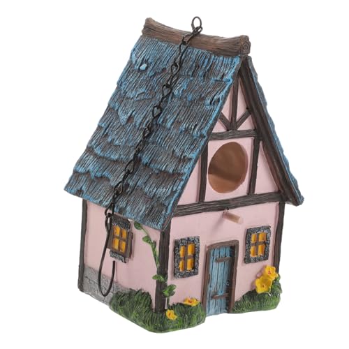SOIMISS Resin Vogelhaus für Draußen Hängendes Vogelhäuschen Dekorative Nistbox für Garten Schützt Vögel im Winter Leicht Aufzuhängen für Wildvögel SOIMISS Resin Vogelhaus für Draußen Hängendes Vogelhäuschen Dekorative Nistbox für Garten Schützt Vögel im Winter Leicht Aufzuhängen für Wildvögel von SOIMISS