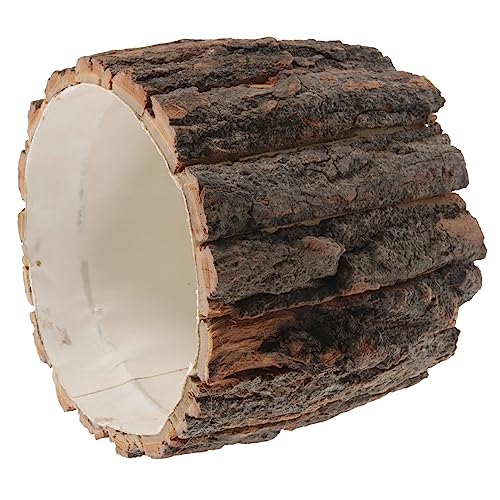 SOIMISS Blumentopf Aus Holzrinde Pflanzgefäß Natürlich Rustikaler Topf Für Pflanzen Garten Deko Balkon Langlebig Und Sicher von SOIMISS