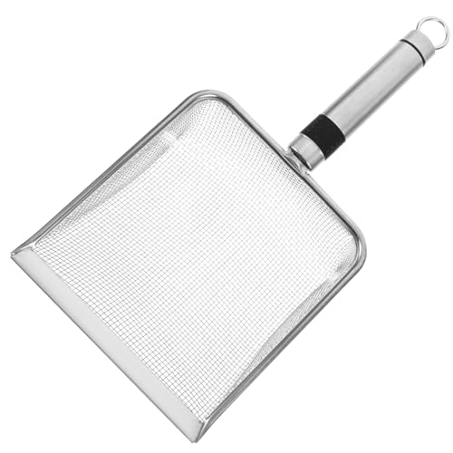 SOIMISS Schaufel für Katzenstreu Katzenstreuschaufel Sichter Katzenstreu Scoop groß cat Litter Shovel katzenstreu schippe Katzenstreu-Netzschaufel Metallstreu Scoop Rostfreier Stahl Silver von SOIMISS