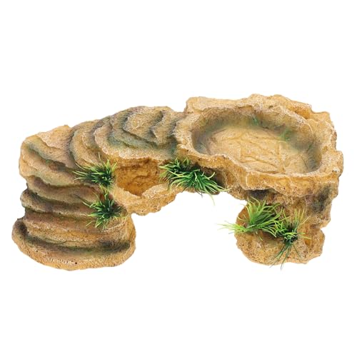 SOIMISS Schildkröten Sonnenplattform aus Robustem Ungiftigem Material mit Natürlichem Design Versteck und Kletterrampe für Wasserschildkröten Eidechsen und Reptilien Langlebige SOIMISS Schildkröten Sonnenplattform aus Robustem Ungiftigem Material mit Natürlichem Design Versteck und Kletterrampe für Wasserschildkröten Eidechsen und Reptilien Langlebige von SOIMISS