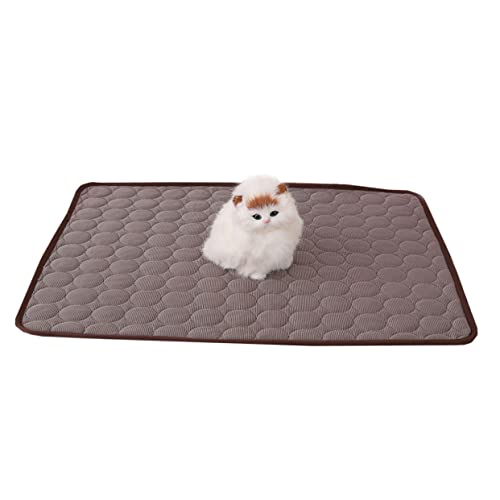 SOIMISS Sommermatte Pads drinnen Größe groß Unterlage Hund kühlmatte Kühlung für Hunde Matten Zubehör Cool Betten Pfote hundebett Sommerkühlmatte für Haustiere Sommer kühlmatte Kaffee SOIMISS Sommermatte Pads drinnen Größe groß Unterlage Hund kühlmatte Kühlung für Hunde Matten Zubehör Cool Betten Pfote hundebett Sommerkühlmatte für Haustiere Sommer kühlmatte Kaffee von SOIMISS