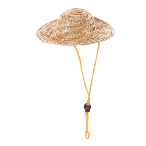 SOIMISS Sonnenhut für Haustiere tierkostüme hundefressnäpfe Gartenhut für Haustiere Haube für Hunde herauf Hundemütze Hundepupfkatze Sonnenhuteimer Sonnenschutzhüte für Hunde Khaki von SOIMISS
