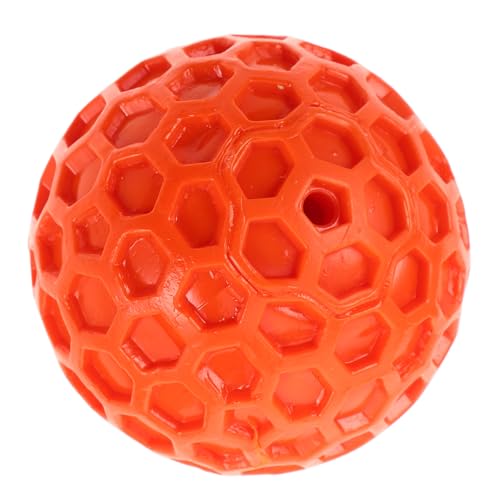 SOIMISS Squeaky Hundespielzeug Ball aus Weichem Hygienischem Gummi mit Bienenwabenstruktur Kleine bis Mittlere Hunde Interaktives Kauspielzeug Leicht zu Reinigen Stressabbauend und Mental von SOIMISS