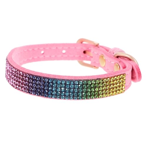 SOIMISS Stylisches Verstellbares Katzenhalsband mit Funkelnden Strasssteinen Hautfreundlich und Sicher Glöckchen Geeignet für Welpen und Kleine Hunde Modisches Accessoire für SOIMISS Stylisches Verstellbares Katzenhalsband mit Funkelnden Strasssteinen Hautfreundlich und Sicher Glöckchen Geeignet für Welpen und Kleine Hunde Modisches Accessoire für von SOIMISS