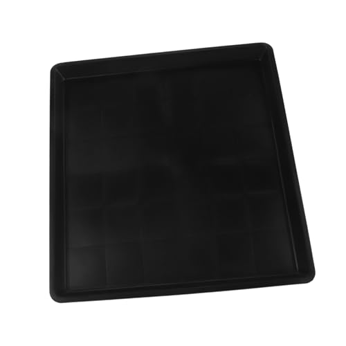 SOIMISS Tablett Für Tierkäfige Hundehütte Pfanne Klein Tablett Für Papageienkäfige Hundetablett Für Käfigschale Für Haustiere Tablett Für Haustierkisten Mini Wasserdicht Plastik Black von SOIMISS