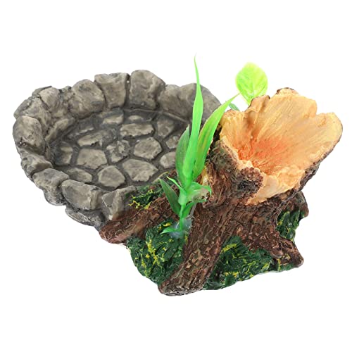 SOIMISS Terrarium Futterstation für Reptilien Robuster Futter und Wassernapf aus Resin für Schildkröten Echsen Geckos für Kleine Reptilien und Haustiere Natürliche und Vielseitig SOIMISS Terrarium Futterstation für Reptilien Robuster Futter und Wassernapf aus Resin für Schildkröten Echsen Geckos für Kleine Reptilien und Haustiere Natürliche und Vielseitig von SOIMISS