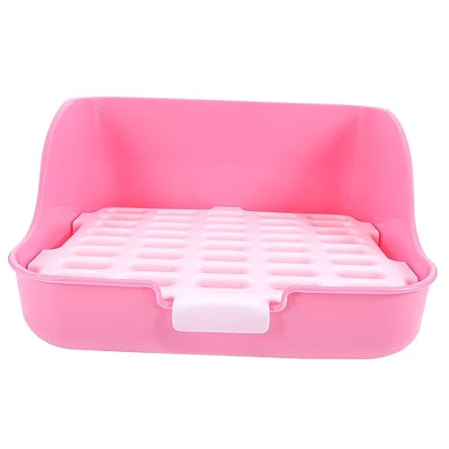 SOIMISS Toilette Für Kleintiere Große Kaninchentoilette Toilettenschale Für Meerschweinchen Für Käfige Haustier Toilettentraining von SOIMISS
