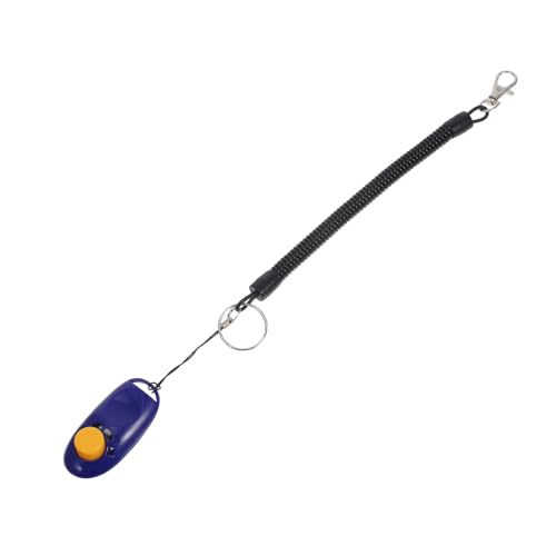 SOIMISS Trainings Clicker für Hunde und Katzen aus Robustem Abs mit Verstellbarem Leichtes Design mit Handschlaufe Vielseitig Einsetzbar für Welpen Ausgewachsene Hunde und Katzen für von SOIMISS