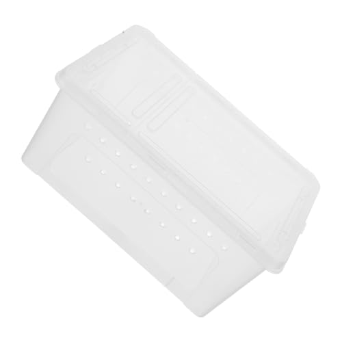 SOIMISS Transparente Reptilien Aufzuchtbox aus Kunststoff mit Sicherem Verschluss Vielseitig Geeignet als Futter Terrarium behälter für Spinnen Skorpione Eidechsen Geckos und Lurche von SOIMISS