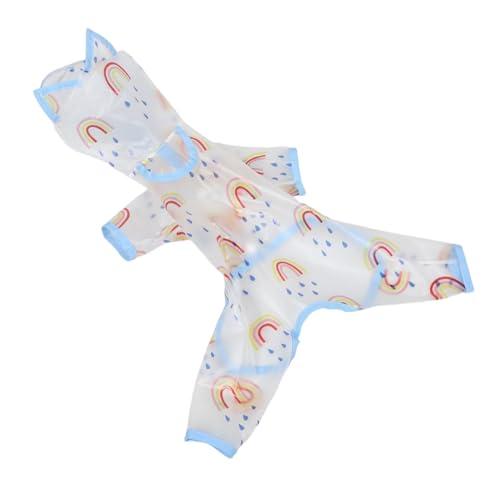 SOIMISS Transparenter Hunderegenmantel Regenponcho Für Hunde Wasserdichter Hunderegenmantel Regenmantel Mit Kapuze Für Hunde Welpenregenjacke von SOIMISS