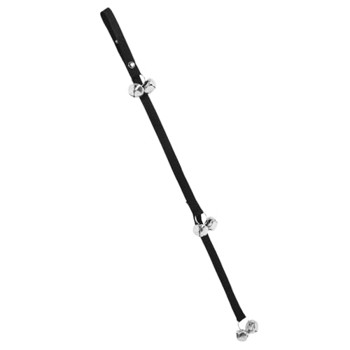 SOIMISS Türklingel Für Hunde Gürtel Verdrahtet Einziehbar Katze Türklingel Abschreckungsmittel Gegen Hundegebell Ausbildung Schaufel Außen Hundeleine Welpe Türklingel Kontrolle Black Nylon von SOIMISS