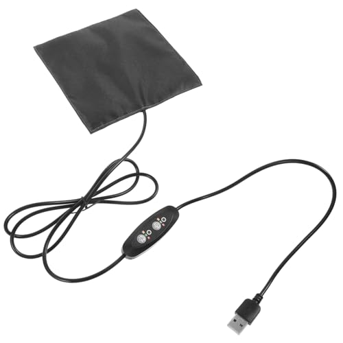 SOIMISS USB Heizkissen für Kleintiere mit Einstellbarem Thermostat Wiederverwendbare Leichte Wärmematte aus Weichem Kohlefaser Material für Hamster Vögel Chinchillas und Kleine Haustiere von SOIMISS