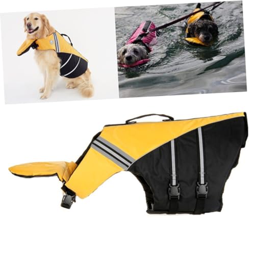 SOIMISS Verstellbare Hundeschwimmweste Xs Gelb Atmungsaktiv Leicht Rettungsweste für Kleine Hunde mit Tragegriff Sicherer Schutz Beim Wasserurlaub SOIMISS Verstellbare Hundeschwimmweste Xs Gelb Atmungsaktiv Leicht Rettungsweste für Kleine Hunde mit Tragegriff Sicherer Schutz Beim Wasserurlaub von SOIMISS