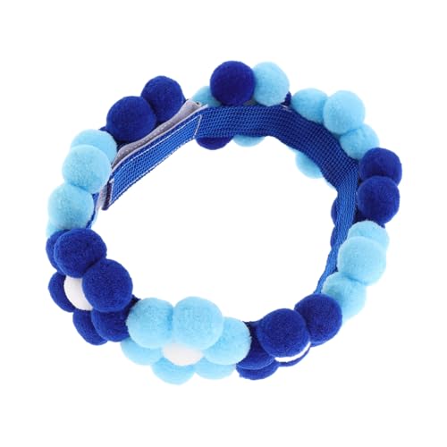 SOIMISS Verstellbares Haustierhalsband Mit Glöckchen Und Blumenhalskettendekor Für Kleine Katzenwelpen Und Hunde Farbiger Halsband Mit Blumendetail Für Alltag Und Besondere Anlässe von SOIMISS