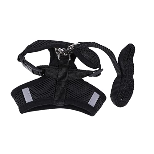 SOIMISS Verstellbares Hundegeschirr Brustgeschirr für Kleine Hunde und Welpen Atmungsaktive Leichte Weste aus Innovativem Material Komfortabel und Sicher Schwarz SOIMISS Verstellbares Hundegeschirr Brustgeschirr für Kleine Hunde und Welpen Atmungsaktive Leichte Weste aus Innovativem Material Komfortabel und Sicher Schwarz von SOIMISS