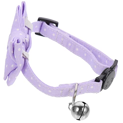 SOIMISS Verstellbares Hundehalsband mit Glocke und Schleife Premium Baumwollmaterial für Kleine Hunde Bequem und Atmungsaktiv für Haustiere um Aufmerksamkeit zu Erregen SOIMISS Verstellbares Hundehalsband mit Glocke und Schleife Premium Baumwollmaterial für Kleine Hunde Bequem und Atmungsaktiv für Haustiere um Aufmerksamkeit zu Erregen von SOIMISS